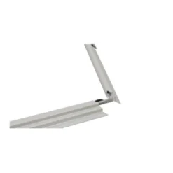 Indbygningsramme til 120x60 cm LED panel, til troldtekt og gips, hvid kant