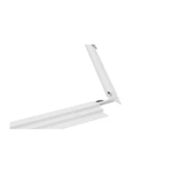 Indbygningsramme til 60x60 cm LED panel, til troldtekt og gips, hvid kant