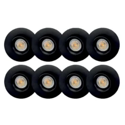 Indbygningsspot Junistar Bio, LED, 2700-4000K, 8-pak - SG Armaturen