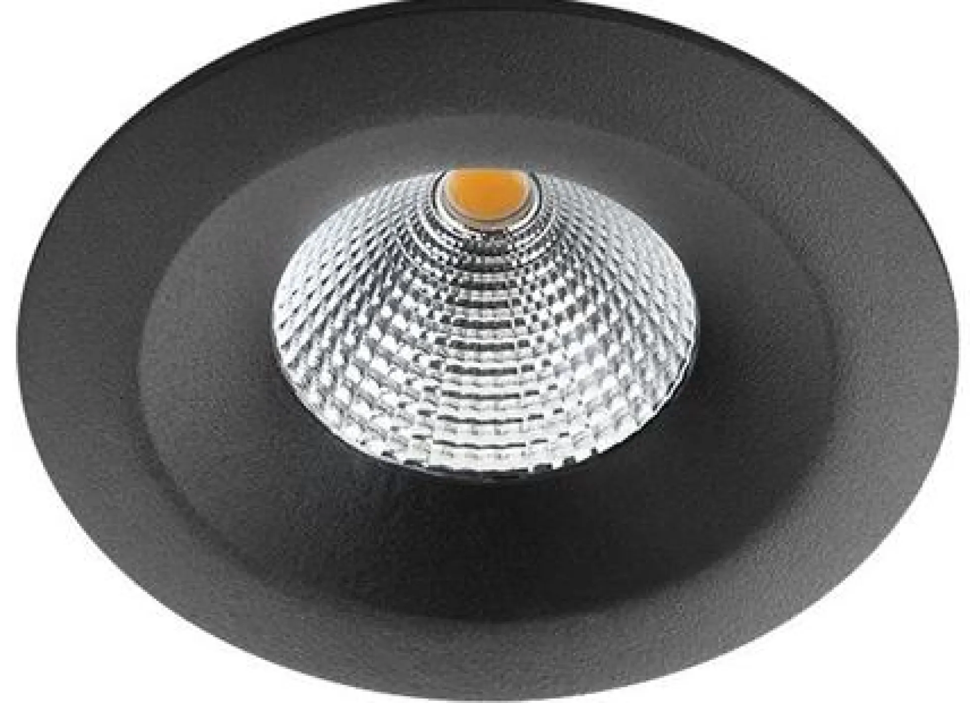 Indbygningsspot UniLED Isosafe Airtight, LED 7W, 3000K, IP65, hvid/sort - SG Armaturen