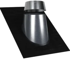 Inddækning Ø125 31-45°, sort/blank