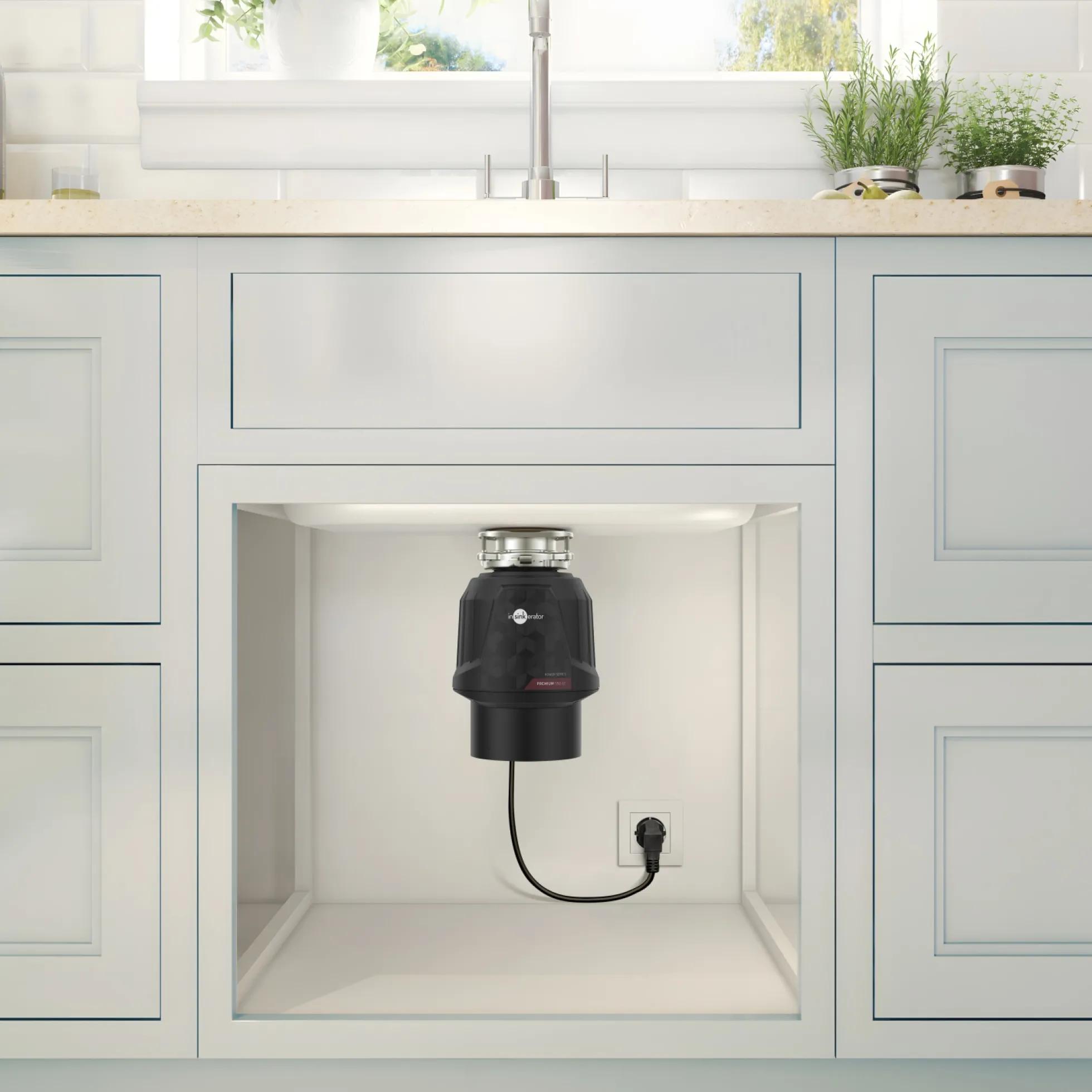 InSinkErator Køkkenkværn Premium 550EC, elektronisk affaldssystem