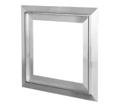 Inspektionslem IMP til gipsplade, 200x200 mm, aluminium