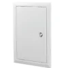 Inspektionslem IPL plast med lås, 300x600 mm, hvid
