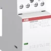 Installationskontaktor 4-polet 4NO, AC-1 25A ved 55 grader, 400V AC, styrespænding 230...240V AC/DC