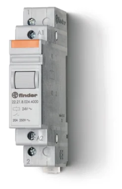 Installationskontaktor 1 slutte, 12V AC, 20A, 250V AC