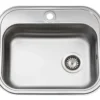 Intra Juvel BMK480B1-R02 køkkenvask, 480 x 340 mm, mat, med strainer