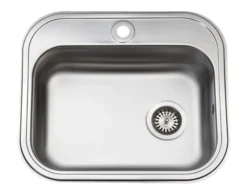 Intra Juvel BMK480B1-R02 køkkenvask, 480 x 340 mm, mat, med strainer