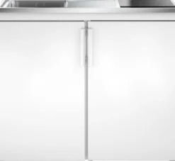 Intra Juvel Culina minikøkken, 1000 mm, induktionsplade, køle-fryseskab, vask venstre