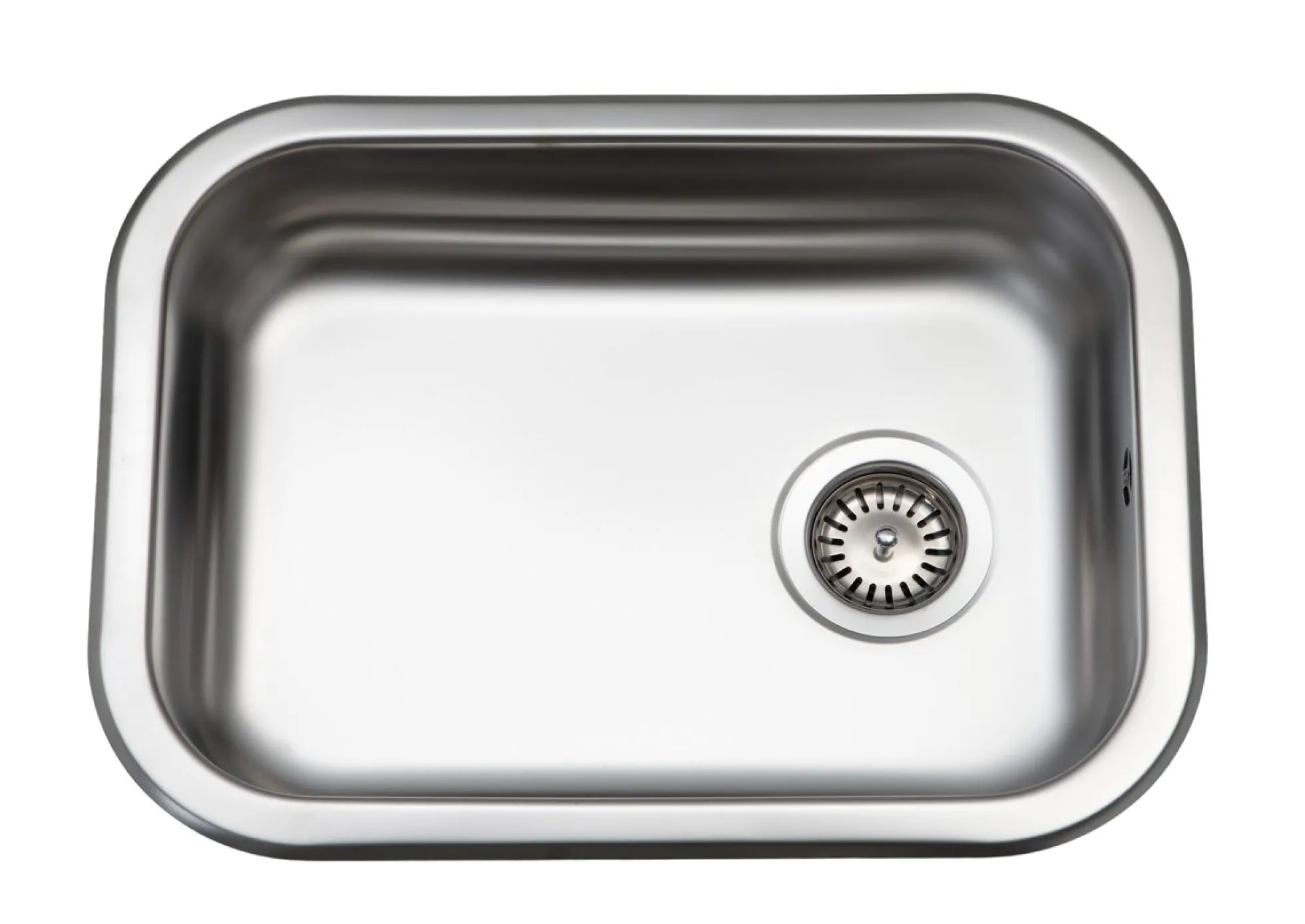 Intra Juvel køkkenvask, 400 x 340 mm, med strainer, til nedfældning, mat K400