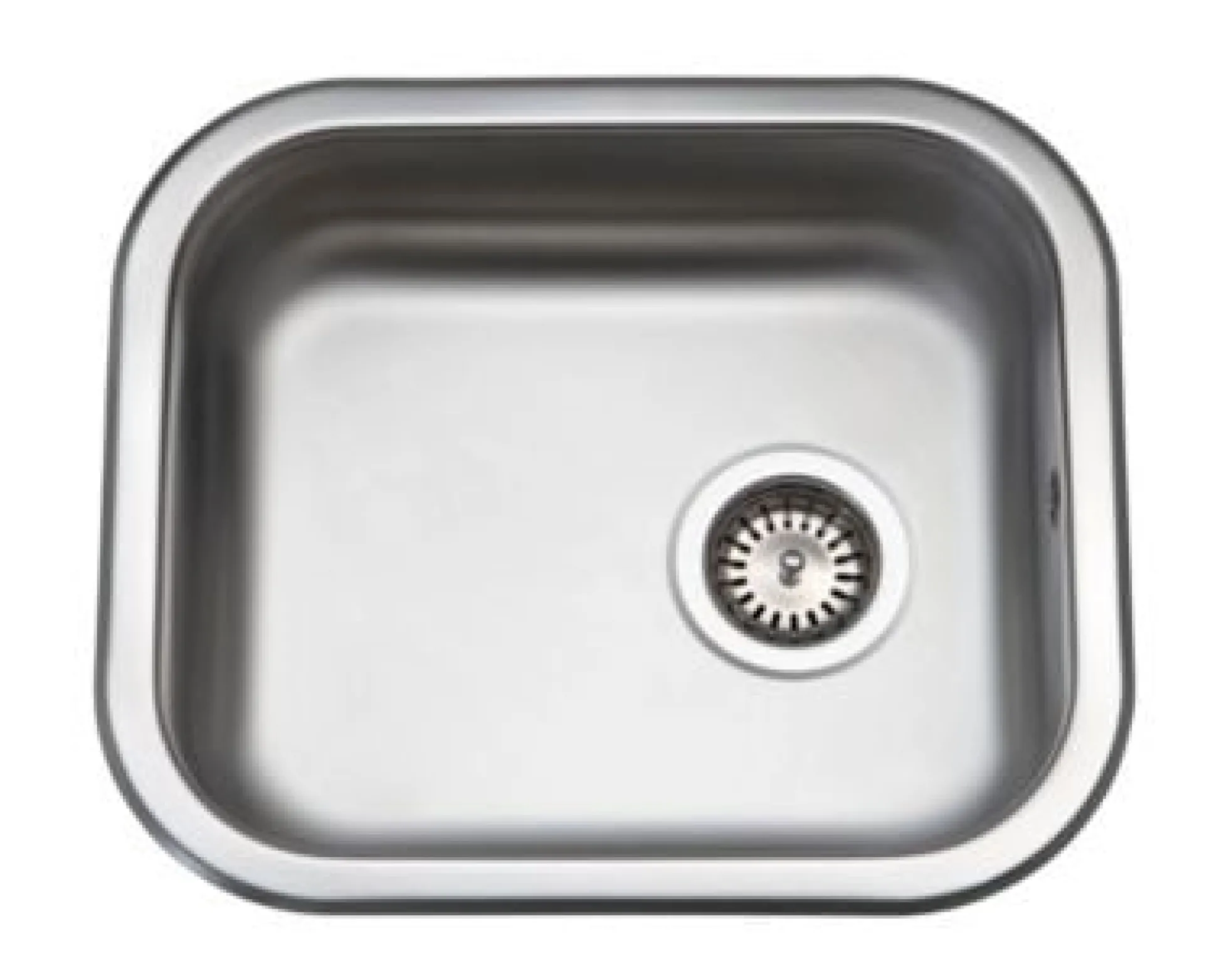 Intra Juvel køkkenvask, 400 x 340 mm, med strainer, til nedfældning, mat K400