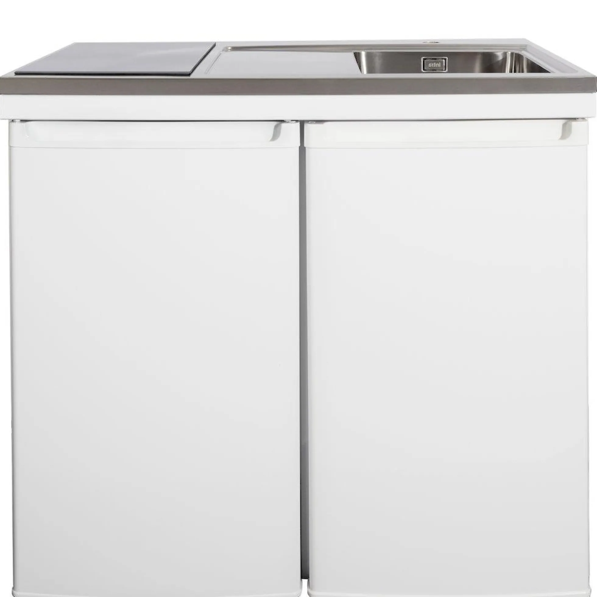 Intra Juvel Minikøkken Culina, 1000x610x900 mm, induktionsplade, vask højre
