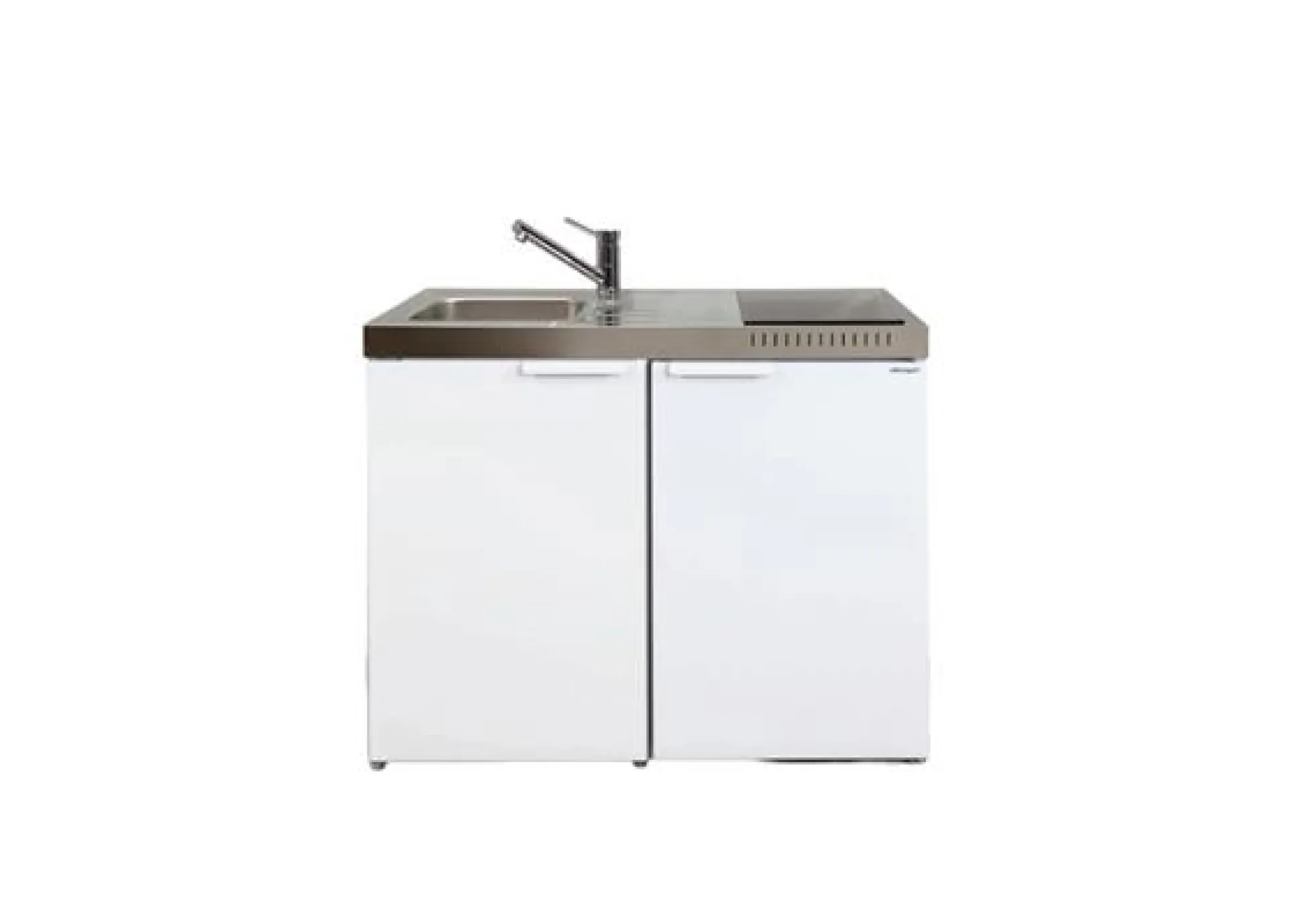 Intra minikøkken, hvid, 100 cm bred, 60 cm dyb, 88 cm høj