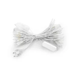 IrisLights lyskæde Trsp LED, 35 lys, 2700K, klar ledning, 150 cm + 240 cm