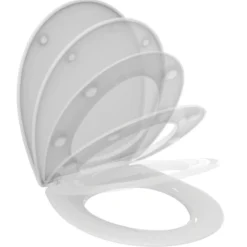 IS Eurovit toiletsæde m/plastbeslag softclose model sandwich