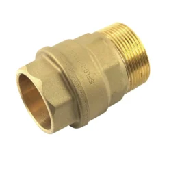 Isiflo 20 mm x 1/2" overgang med nippel, messing, PN16