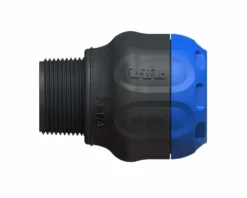 Isiflo Sprint 32 mm x 3/4" overgang med nippel, komposit, PN16