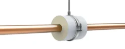 Isoglobal Rørbærer isoleret, 28 mm, 30 mm isolering, grå