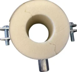 Isoglobal Rørbærer isoleret, 28 mm, 30 mm isolering, grå