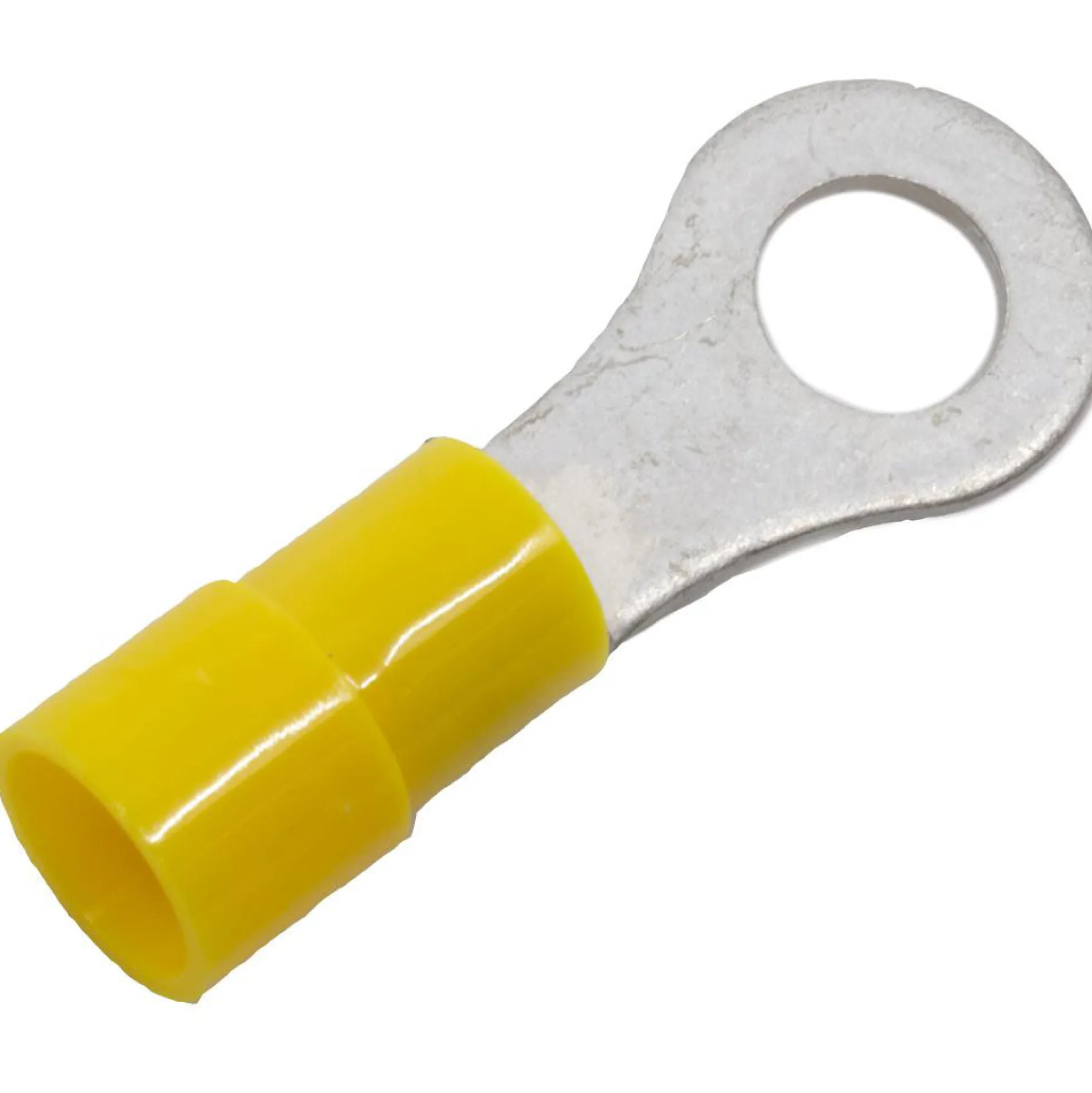 Isoleret Abiko ringkabelsko KA4665R-PB-UL, 4-6mm², M6, gul - 25 stk