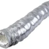 Isoleret flexslange PE, Ø152 mm, 4 meter, hvid