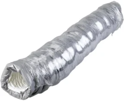 Isoleret flexslange PE, Ø152 mm, 4 meter, hvid