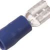 Isoleret spademuffe blå, 1,5-2,5 mm², 6,3x0,8 mm, A2507FLS - 100 stk