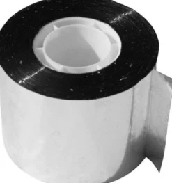 Isoleringstape, Alu-tape af plastfolie (PP), 50 mm, 30 meter