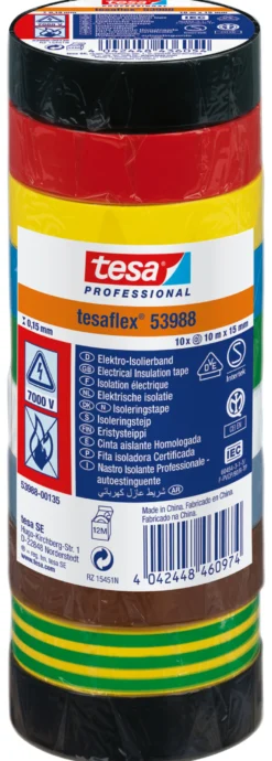 Isoleringstape, PVC, Tesaflex