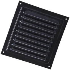 Jalousirist med insektnet 200x200 mm, sort - Duka