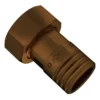 JCH målerforskruning type 2086, 1 1/2"x1 1/4", 60 mm