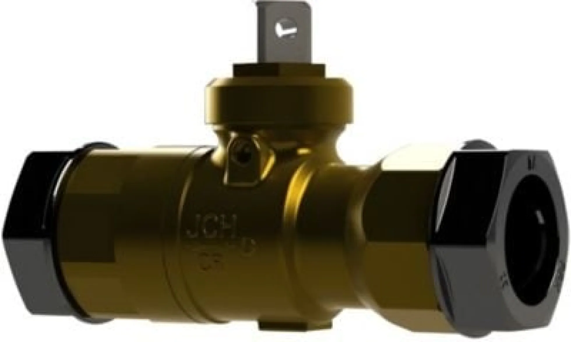 JCH Serie 14 stikledningsventil, 32mm med PRK for PE-rør