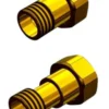 JCH 2096 vandmålerforskruning, 1"x3/4", DN20, justérbar 41-57mm