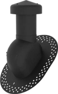 Jual Ventilationshætte, Ø125 mm, 10-48°, tagpap, kondensindsats