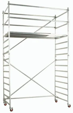 JUMBO rullestillads 9900, alu, 250 x 130 cm