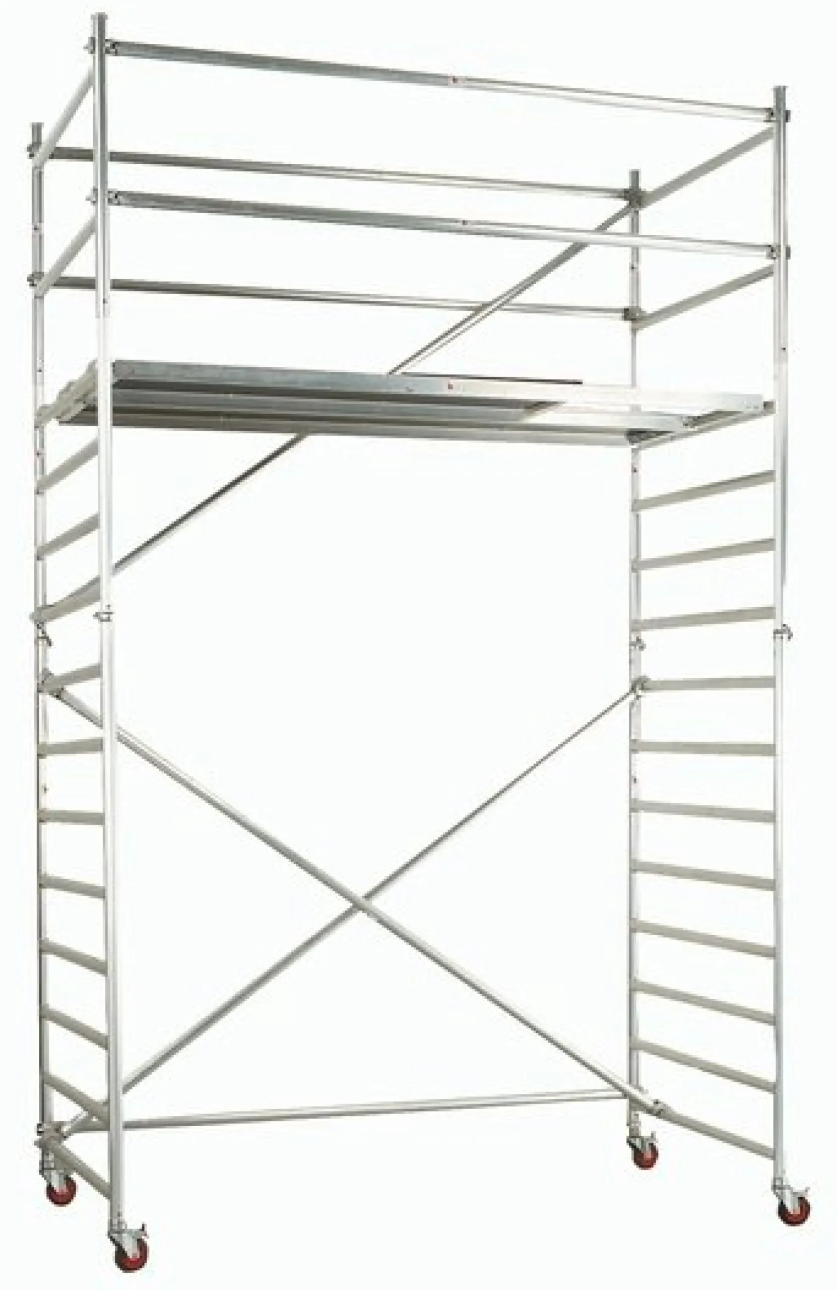 JUMBO rullestillads 9900, alu, 250 x 130 cm