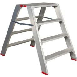 JUMBO trappestige, ekstra bred platform 35x65 cm, 4 trin/0,95 m