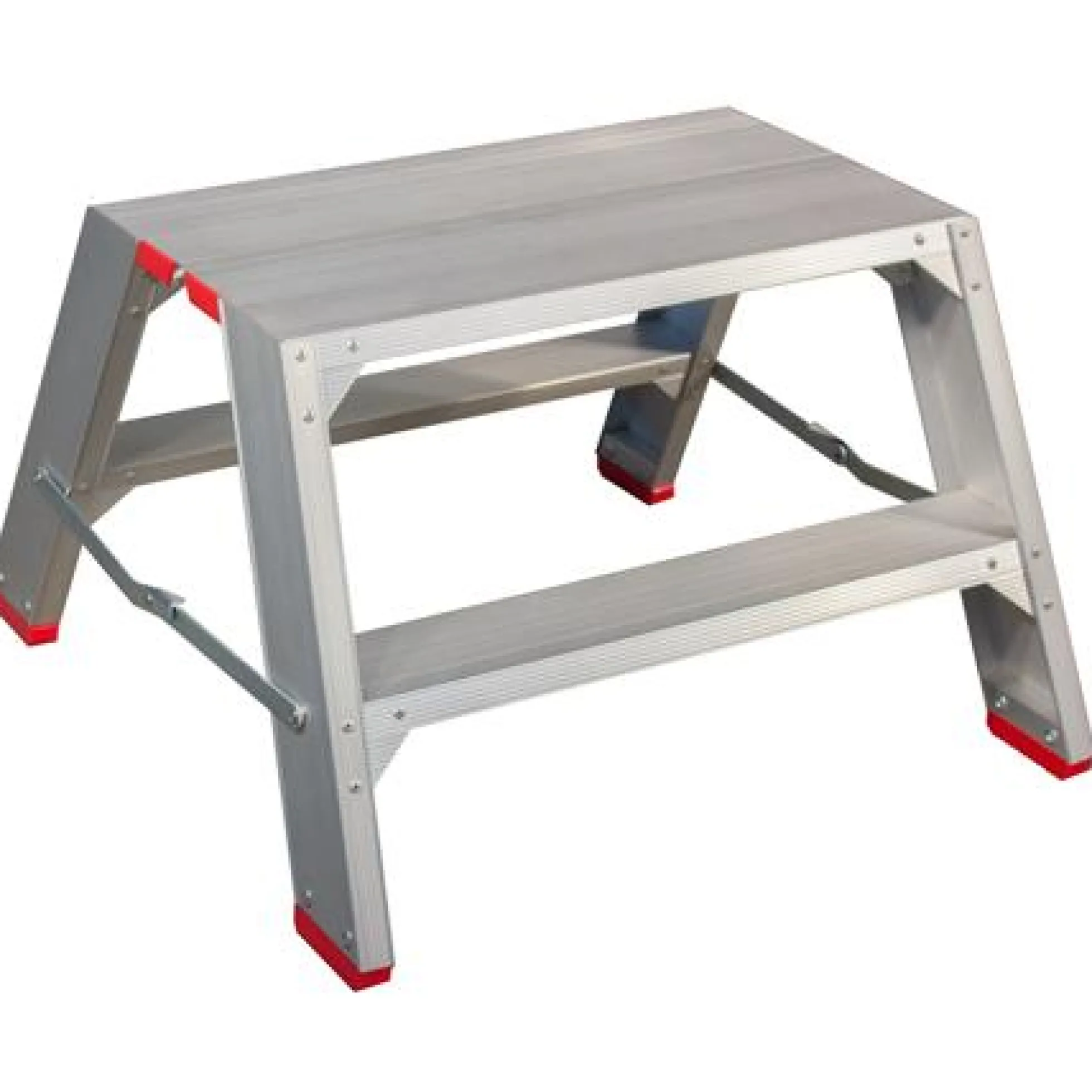 JUMBO trappestige, ekstra bred platform 35x65 cm, 2 trin/0,45 m