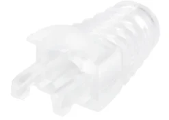 Kabel aflastningsbøsning, til Cat5e, Cat6, Cat6A kabler, op til 6,5 mm, transparent