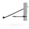 Kabelbinder, sort, 292 mm x 3,5 mm, 300 mm x 3,6 mm, UV-resistent, vejrbestandig, Nylon, brudstyrke: 18,1 kg