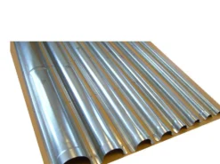 Kabeldækskinne, 12 mm, 1 meter, varmgalvaniseret stål