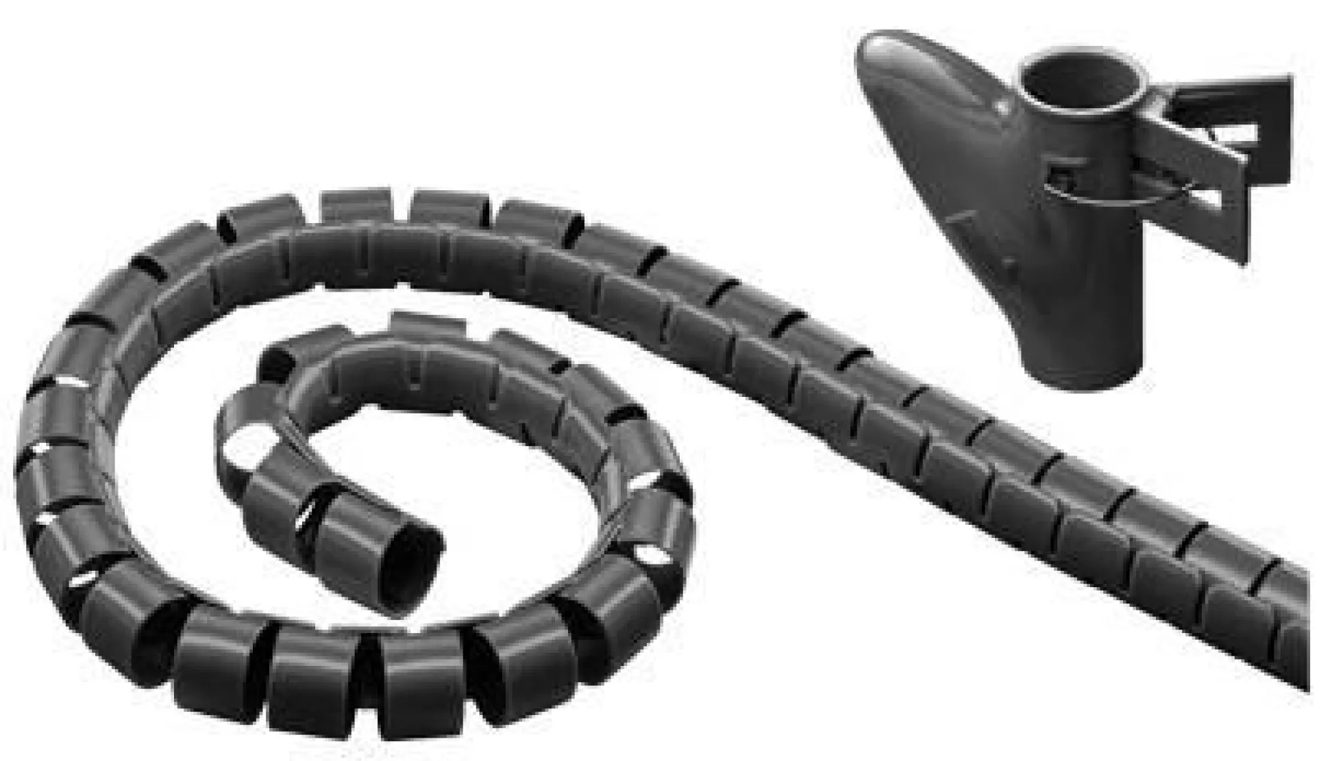 Kabelspiral 2,5m til kabelsamling, fleksibel - MicroConnect