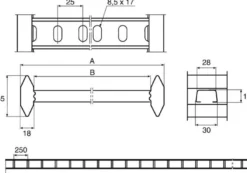 Kabelstige KHZP, 200 mm, 6 meter, varmgalvaniseret - 6 meter