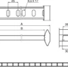 Kabelstige KHZP, 400 mm, 6 meter, varmgalvaniseret - 6 meter