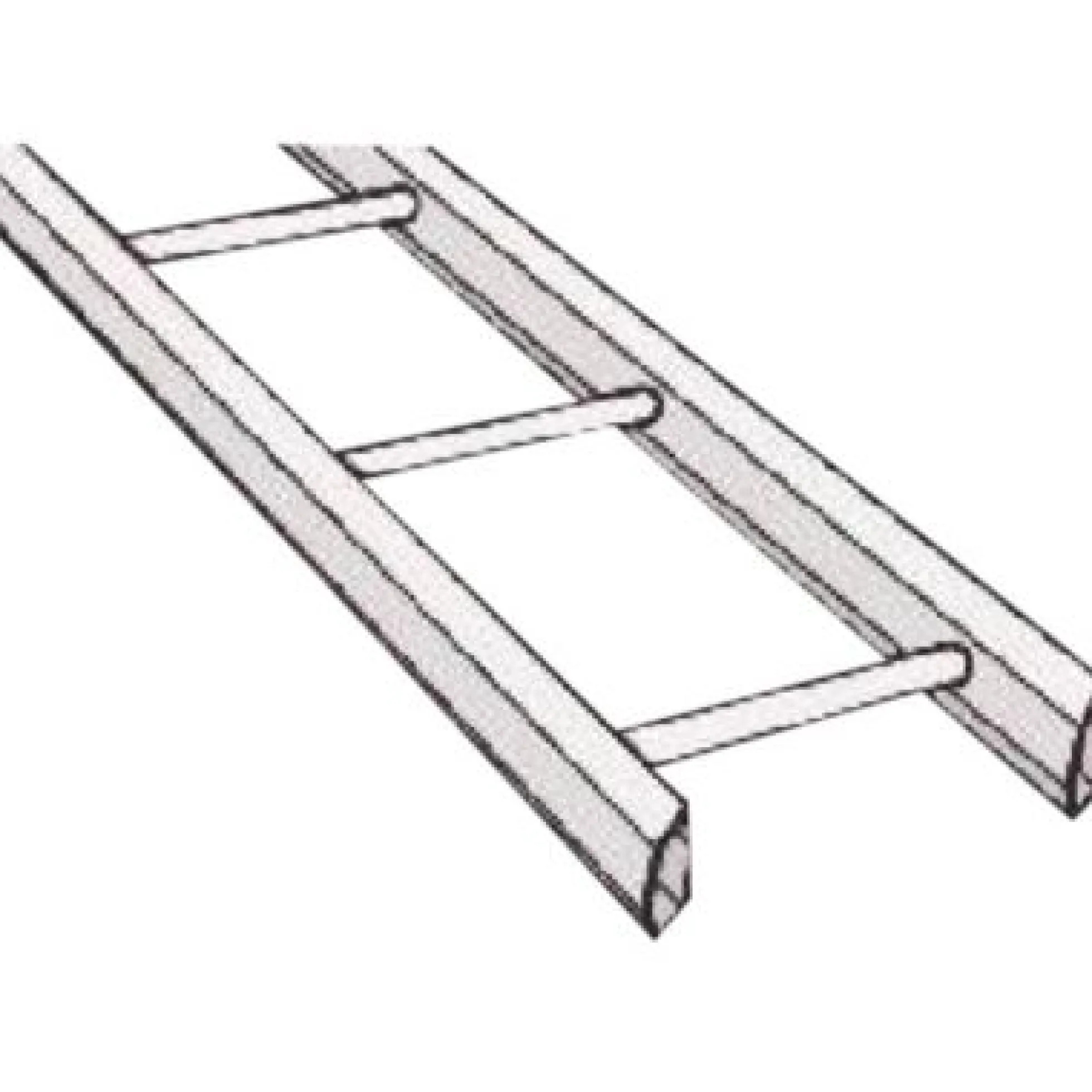 Kabelstige KHZP, 300 mm, varmgalvaniseret, 6 meter - 6 meter