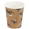 Kaffebæger 25 cl, Hot Cup Single Wall, pap, 50 stk