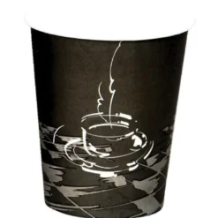 Kaffebæger i pap, Ø8 cm, 25 cl, 50 stk.
