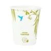 Kaffebæger 12OZ, plastfri miljøkop, single - 20 stk