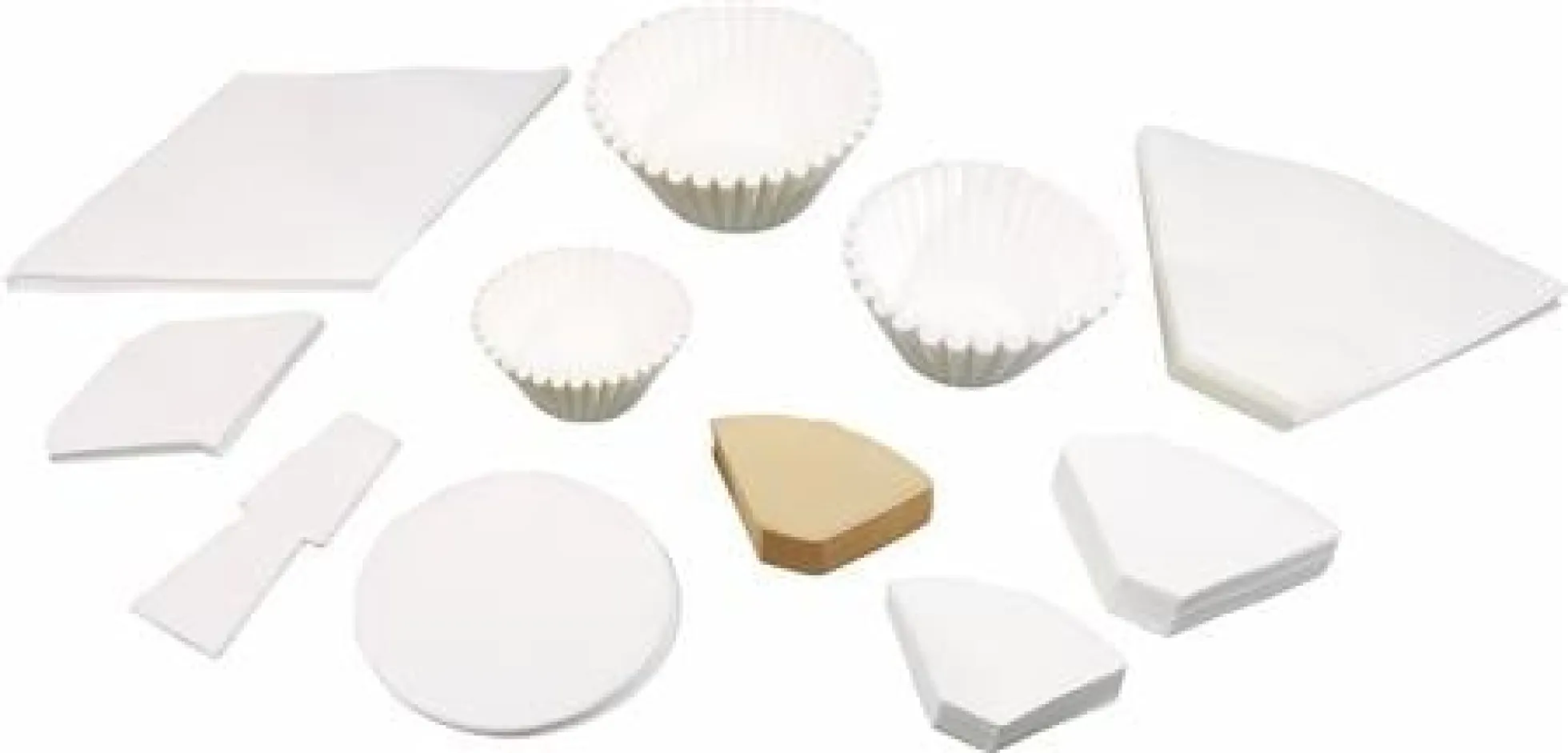 Kaffefilterposer 1x4, ubleget