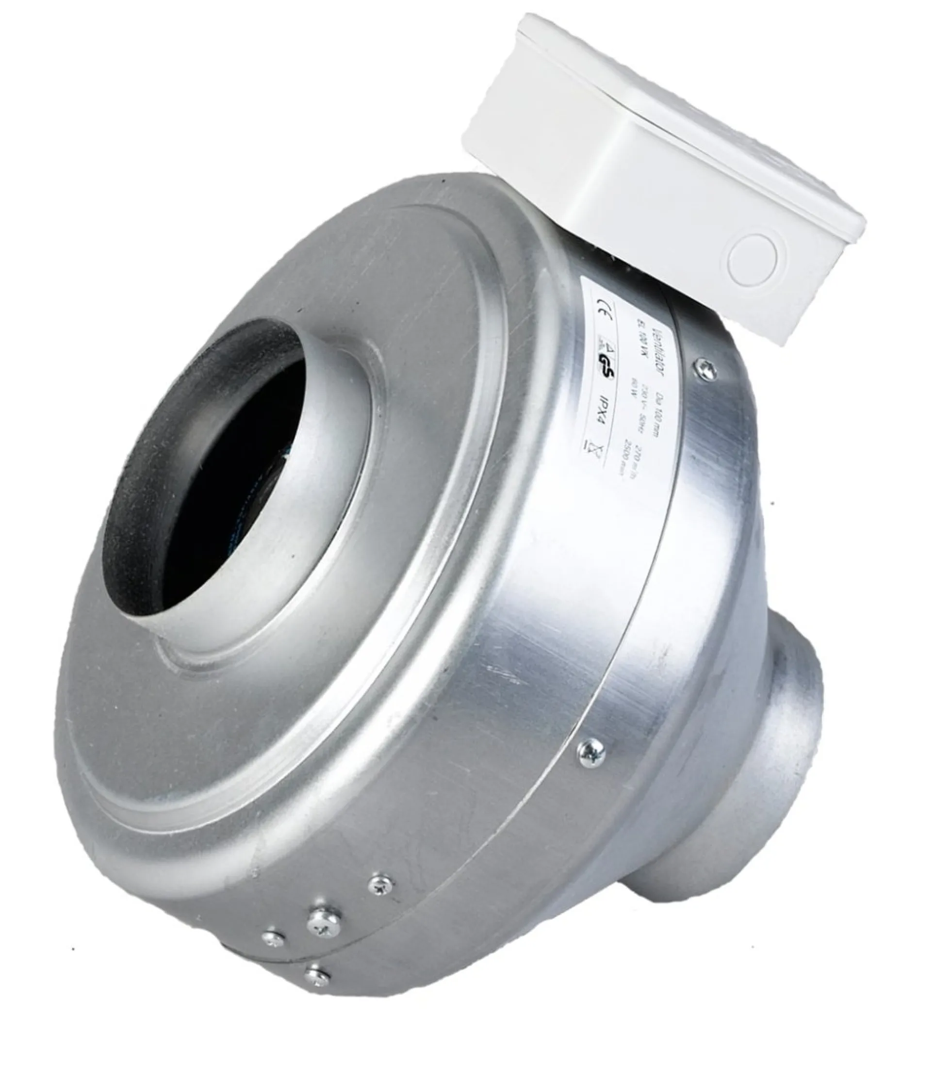 Kanalventilator EL 125 VK, Ø125 mm, galvaniseret